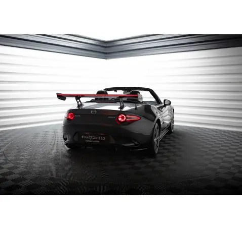 Carbon Spoiler With Internal Brackets Uprights + LED Mazda MX-5 ND (Mk4)