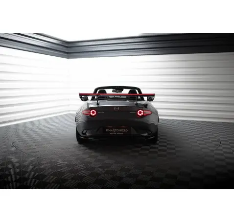 Carbon Spoiler With Internal Brackets Uprights + LED Mazda MX-5 ND (Mk4)