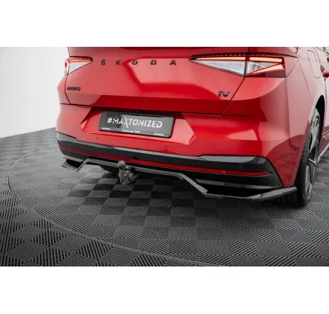 Arriere Splitter (avec une barre verticale) Skoda Enyaq Coupe iV RS
