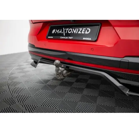 Arriere Splitter (avec une barre verticale) Skoda Enyaq Coupe iV RS
