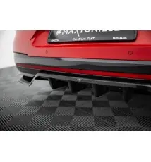 Arriere Splitter (avec une barre verticale) Skoda Enyaq Coupe iV RS