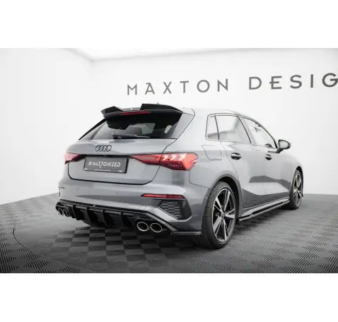 Prepreg Carbon Fiber Becquet de hayon Audi RS3 / S3 / A3 S-Line Sportback 8Y / 8Y Facelift