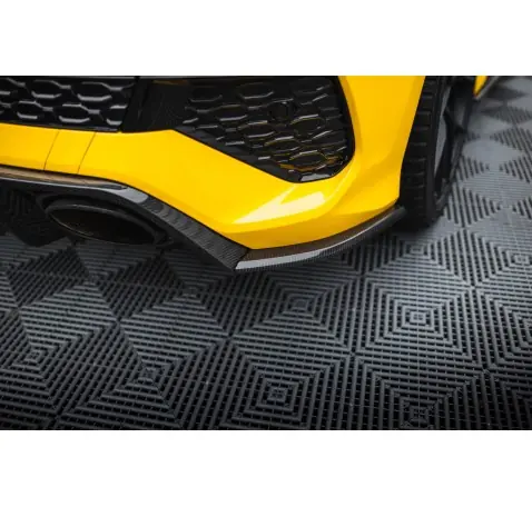 Fibre de Carbone Lames De Pare-Chocs Arrière Latérales Audi RS3 Sportback 8Y