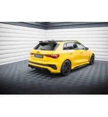 Fibre de Carbone Lames De Pare-Chocs Arrière Latérales Audi RS3 Sportback 8Y