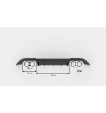 Ensemble Diffuseur Volkswagen Golf R Hatchback Mk7