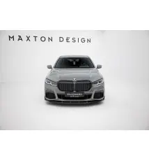Fibre de Carbone Lame Du Pare-Chocs Avant + ABS Splitter BMW 7 M-Pack G11 Facelift