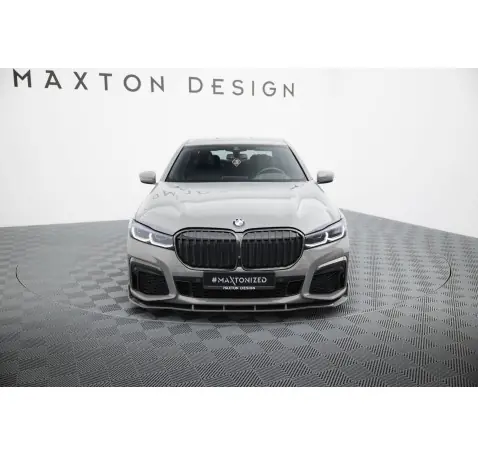 Fibre de Carbone Lame Du Pare-Chocs Avant + ABS Splitter BMW 7 M-Pack G11 Facelift