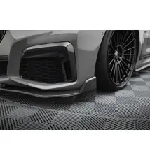 Fibre de Carbone Lame Du Pare-Chocs Avant + ABS Splitter BMW 7 M-Pack G11 Facelift