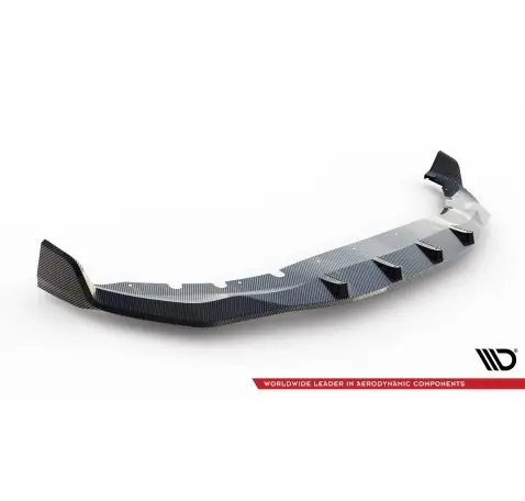 Fibre de Carbone Lame Du Pare-Chocs Avant + ABS Splitter BMW 7 M-Pack G11 Facelift