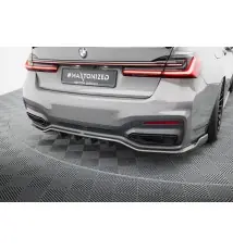 Prepreg Carbon Fiber Rear Splitter BMW 7 M-Pack G11 / G12 Facelift