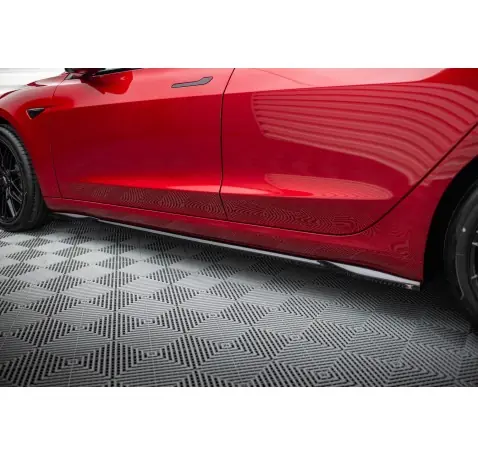 Rajouts Des Bas De Caisse V.2 Tesla Model 3 Mk1 / Mk1 Facelift