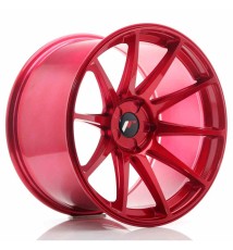 JR Wheels JR11 19x11 ET25 5H Blank Platinum Red