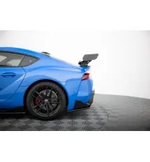 Carbon Spoiler With External Brackets Uprights Toyota Supra Mk5