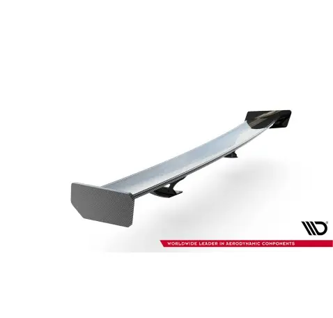 Carbon Spoiler With External Brackets Uprights Toyota Supra Mk5