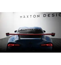 Carbon Spoiler With External Brackets Uprights + LED Toyota Supra Mk5