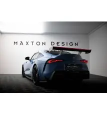 Carbon Spoiler With External Brackets Uprights + LED Toyota Supra Mk5