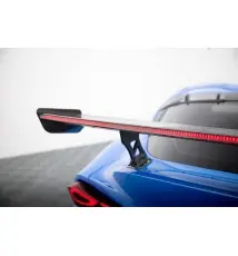 Carbon Spoiler With External Brackets Uprights + LED Toyota Supra Mk5