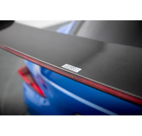 Carbon Spoiler With External Brackets Uprights + LED Toyota Supra Mk5