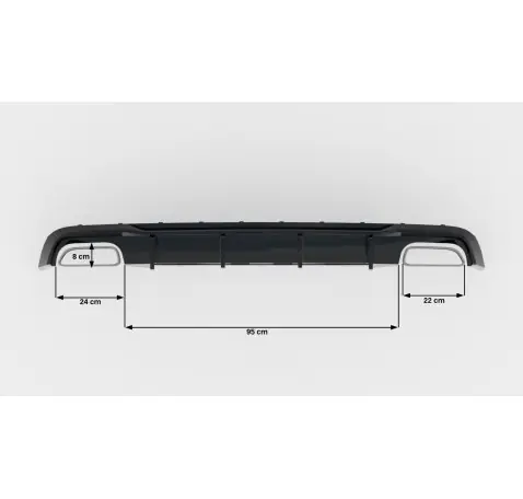 Diffuseur Arrière Complet V.2 Audi A6 / A6 C7 S-line/ S6 C7 Facelift