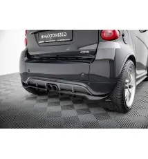 Arriere Splitter (avec une barre verticale) Brabus Smart Fortwo C451 Facelift