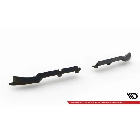 Arriere Splitter (avec une barre verticale) Brabus Smart Fortwo C451 Facelift