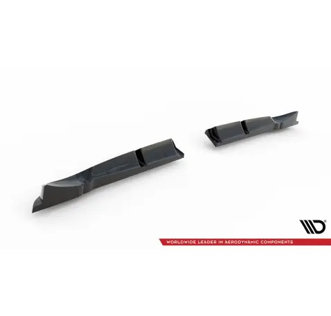 Arriere Splitter (avec une barre verticale) Brabus Smart Fortwo C451 Facelift