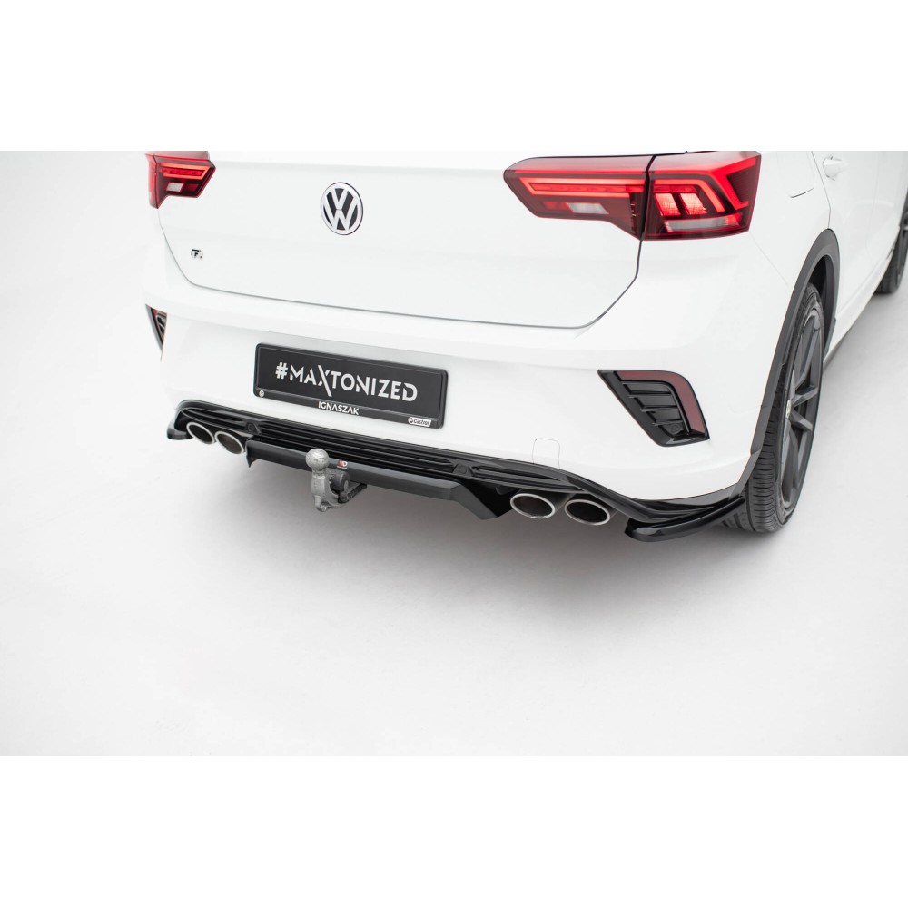 Central Arriere Splitter (avec une barre verticale) Volkswagen T-Roc R Mk1