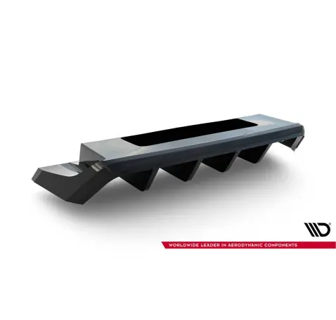 Central Arriere Splitter (avec une barre verticale) Volkswagen T-Roc R Mk1