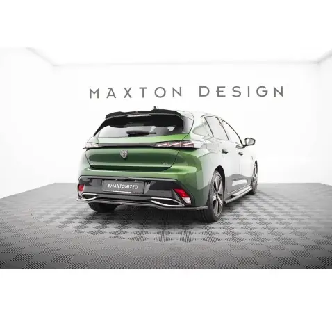 Arriere Splitter (avec une barre verticale) Peugeot 308 GT Hatchback Mk3