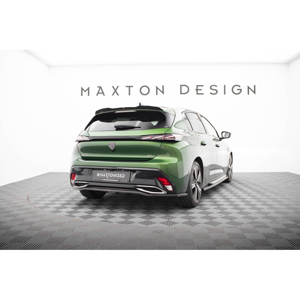 Arriere Splitter (avec une barre verticale) Peugeot 308 GT Hatchback Mk3