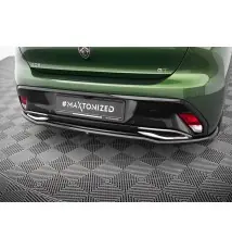 Arriere Splitter (avec une barre verticale) Peugeot 308 GT Hatchback Mk3