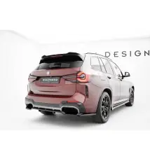 Arriere Splitter (avec une barre verticale) BMW iX3 M-Pack G08 Facelift