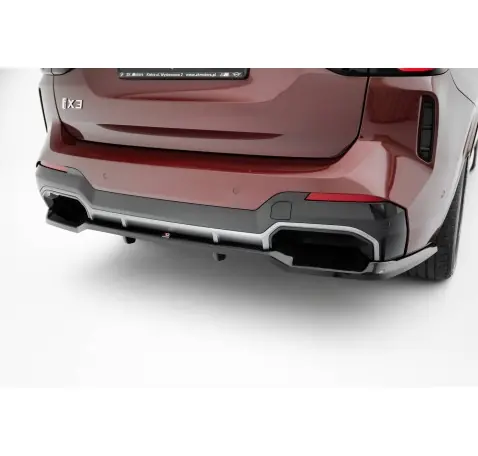 Arriere Splitter (avec une barre verticale) BMW iX3 M-Pack G08 Facelift