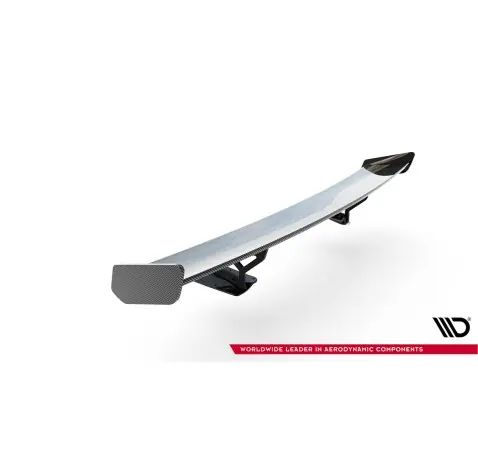 Carbon Spoiler With Internal Brackets Uprights Chevrolet Corvette Stingray / Grand Sport C7