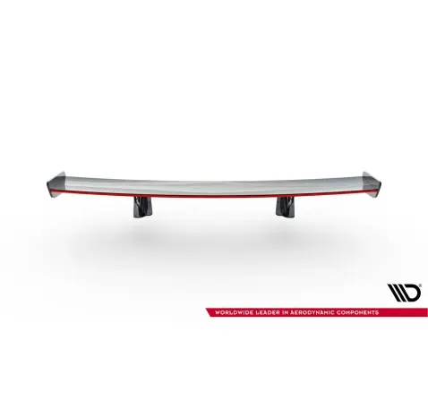 Carbon Spoiler With Internal Brackets Uprights + LED Chevrolet Corvette Stingray / Grand Sport C7