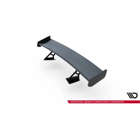 Carbon Spoiler With Internal Brackets Uprights + LED Chevrolet Corvette Stingray / Grand Sport C7