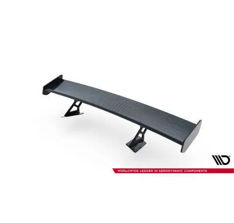 Carbon Spoiler With Internal Brackets Uprights + LED Chevrolet Corvette Stingray / Grand Sport C7