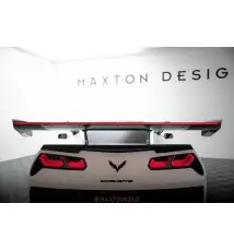 Carbon Spoiler With Upper Swan Mounting + LED Chevrolet Corvette Stingray / Grand Sport C7