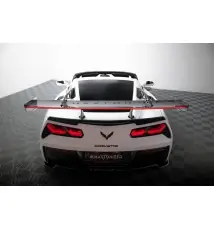 Carbon Spoiler With Upper Swan Mounting + LED Chevrolet Corvette Stingray / Grand Sport C7