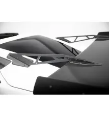 Carbon Spoiler With Upper Swan Mounting + LED Chevrolet Corvette Stingray / Grand Sport C7
