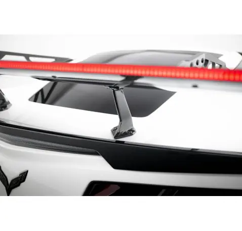 Carbon Spoiler With Upper Swan Mounting + LED Chevrolet Corvette Stingray / Grand Sport C7