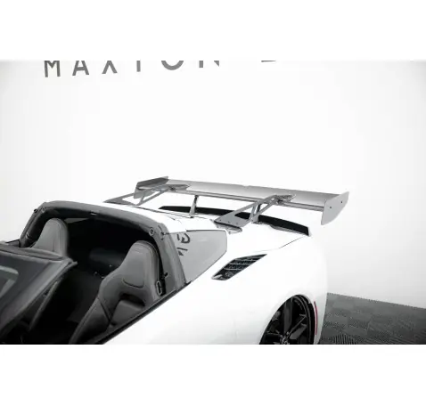 Carbon Spoiler With Upper Swan Mounting + LED Chevrolet Corvette Stingray / Grand Sport C7