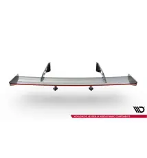 Carbon Spoiler With Upper Swan Mounting + LED Chevrolet Corvette Stingray / Grand Sport C7