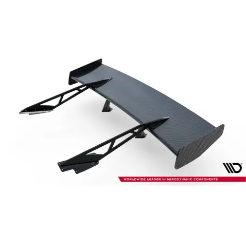 Carbon Spoiler With Upper Swan Mounting + LED Chevrolet Corvette Stingray / Grand Sport C7