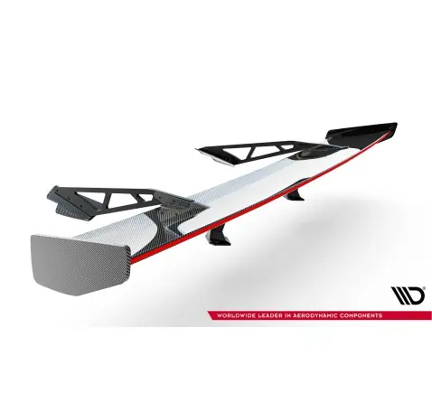 Carbon Spoiler With Upper Swan Mounting + LED Chevrolet Corvette Stingray / Grand Sport C7