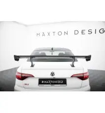 Carbon Spoiler With Internal Brackets Uprights Volkswagen Jetta GLI Mk7