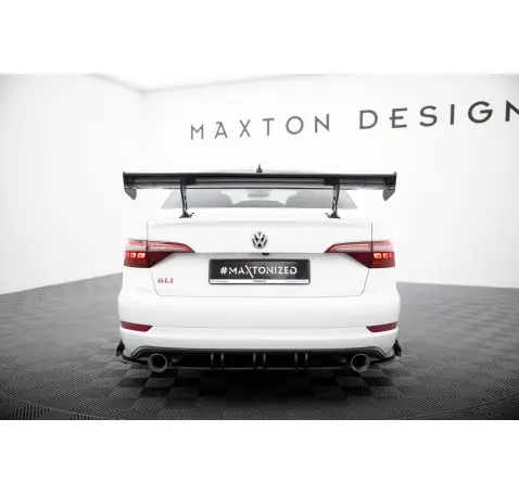 Carbon Spoiler With Internal Brackets Uprights Volkswagen Jetta GLI Mk7