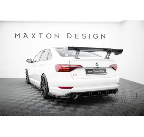 Carbon Spoiler With Internal Brackets Uprights Volkswagen Jetta GLI Mk7