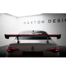 Carbon Spoiler With Internal Brackets Uprights + LED Volkswagen Jetta GLI Mk7