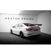Carbon Spoiler With Internal Brackets Uprights + LED Volkswagen Jetta GLI Mk7